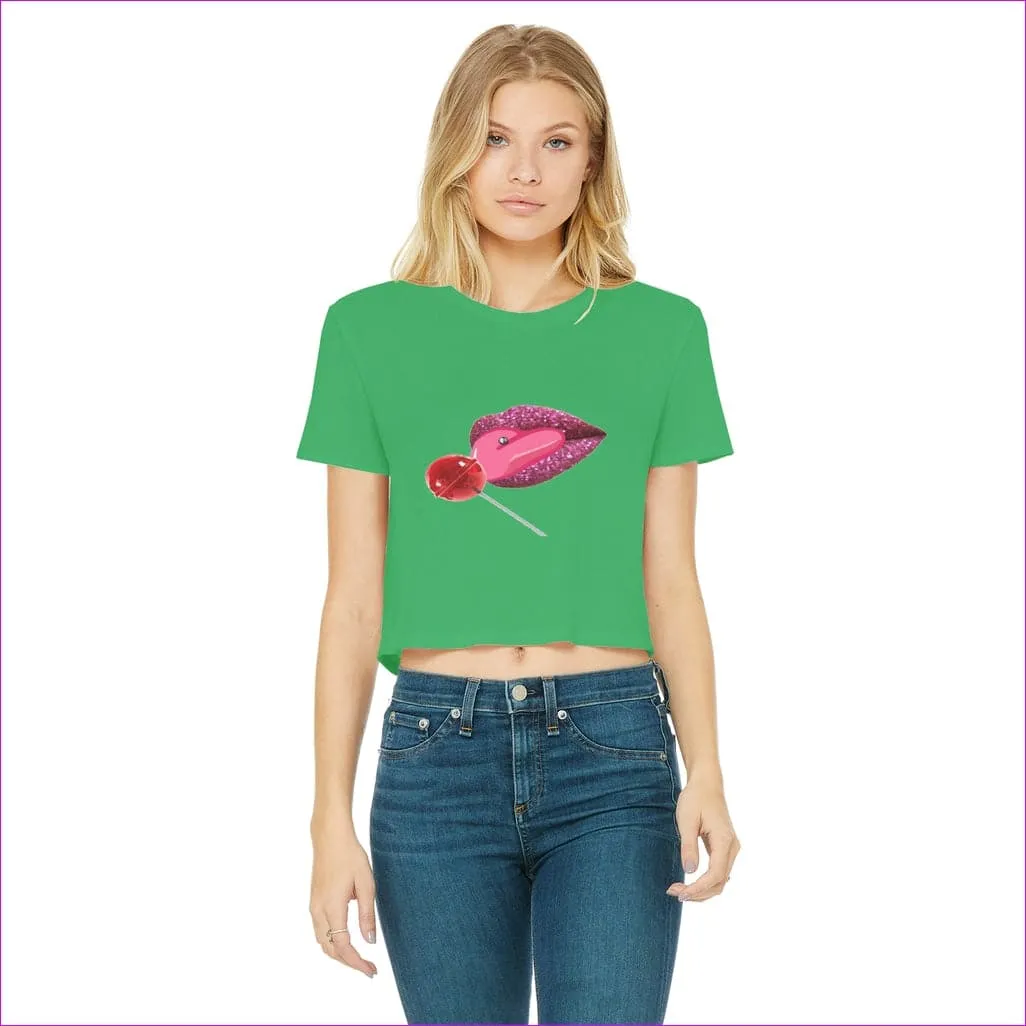 Sweet Clothing Sweet Clothing Cropped Raw Edge T-Shirt