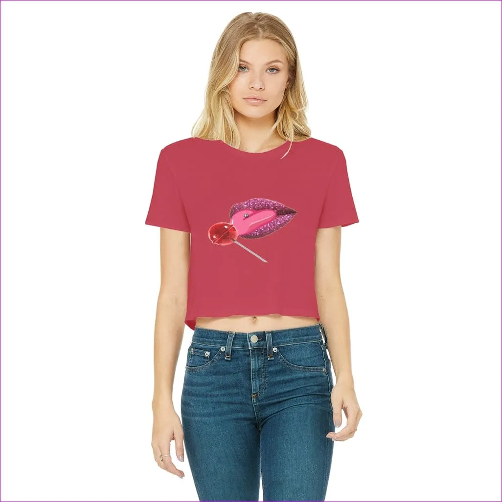 Sweet Clothing Sweet Clothing Cropped Raw Edge T-Shirt