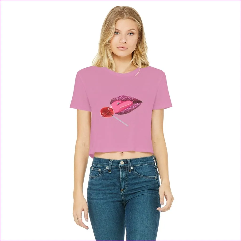 Sweet Clothing Sweet Clothing Cropped Raw Edge T-Shirt