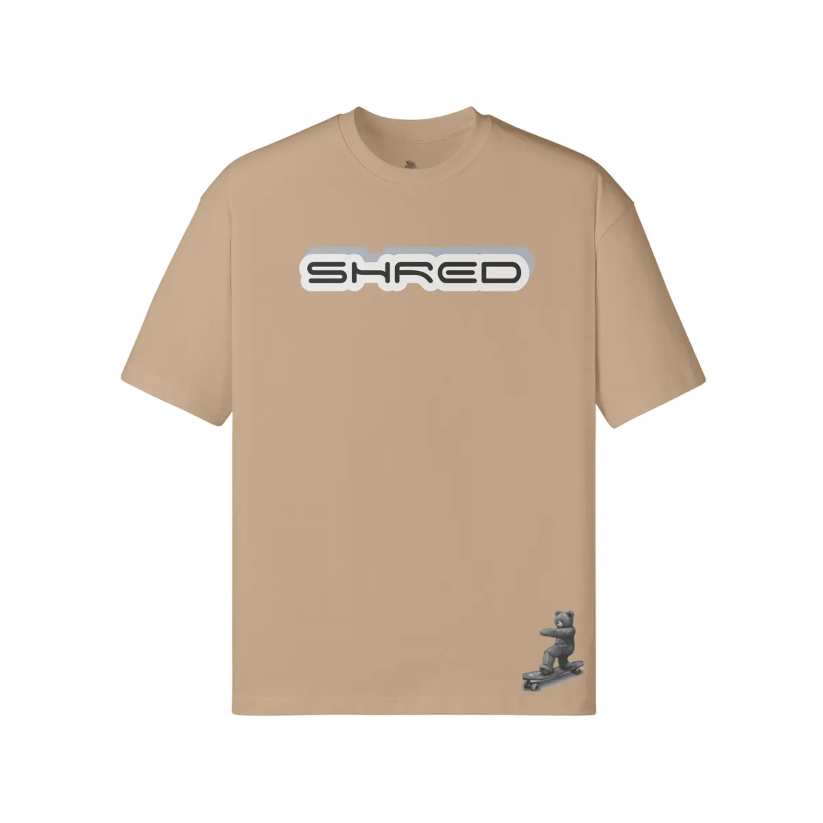 Teddy Ride Shred 190GSM Unisex Loose T-shirt