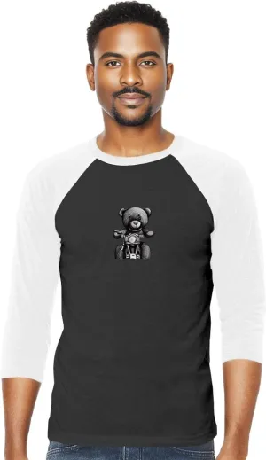 Teddy Ride Unisex 3/4 Sleeve Baseball Tee - 6 colors