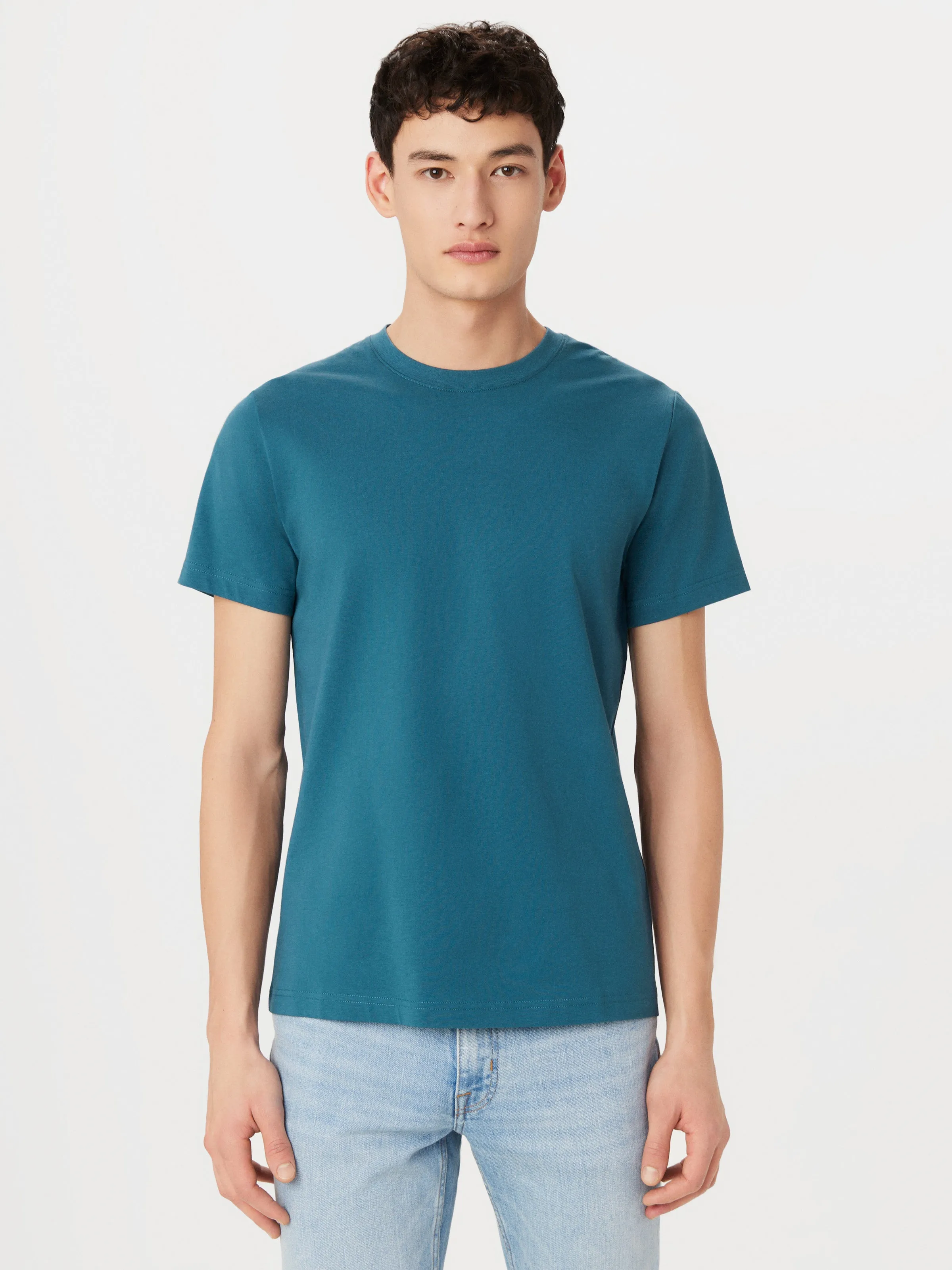 The Essential Slim T-Shirt in Mallard Blue