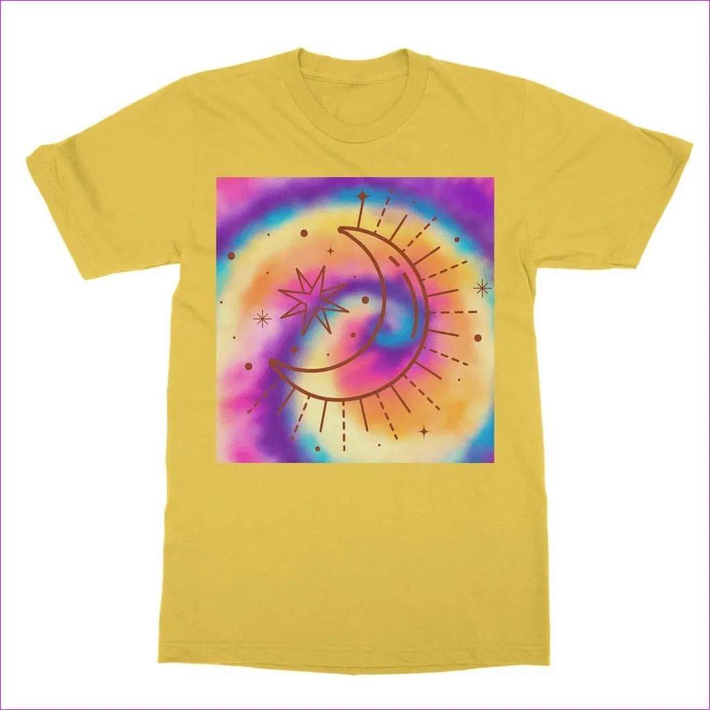 Tie-Dye Moon Classic Adult T-Shirt