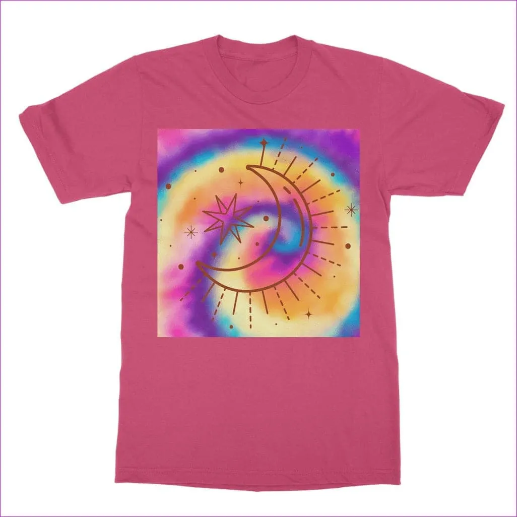 Tie-Dye Moon Classic Adult T-Shirt