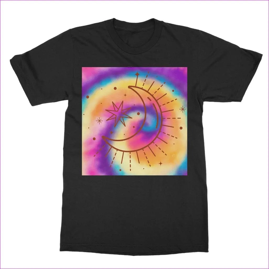 Tie-Dye Moon Classic Adult T-Shirt