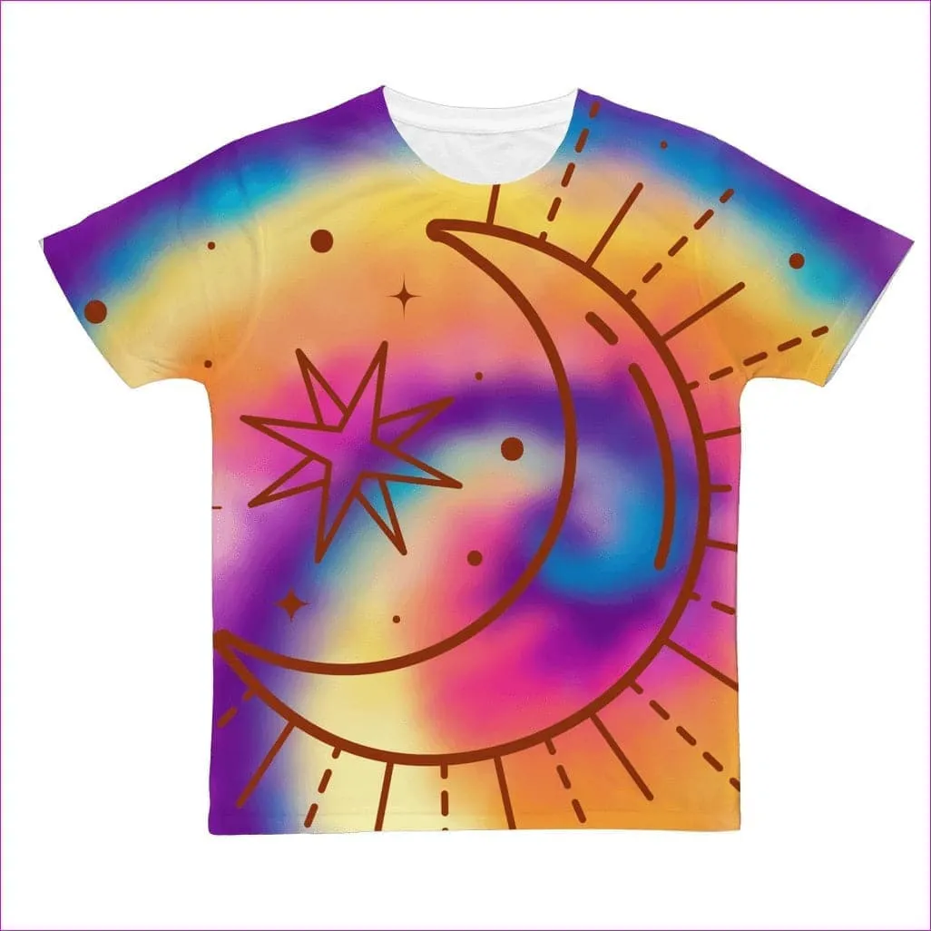 Tie-Dye Moon Tie-Dye Classic Sublimation Adult T-Shirt