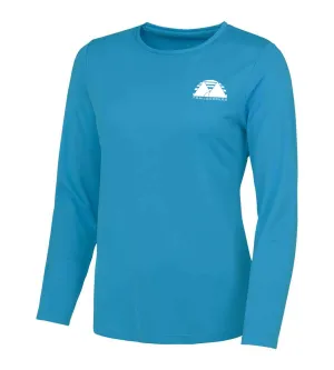 Trail Goddess Long Sleeve Performance Top (Sapphire Blue)