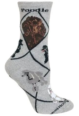 Wheel House Designs 4 Poodles Sock