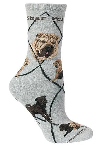 Wheel House Designs Shar Pei Sock