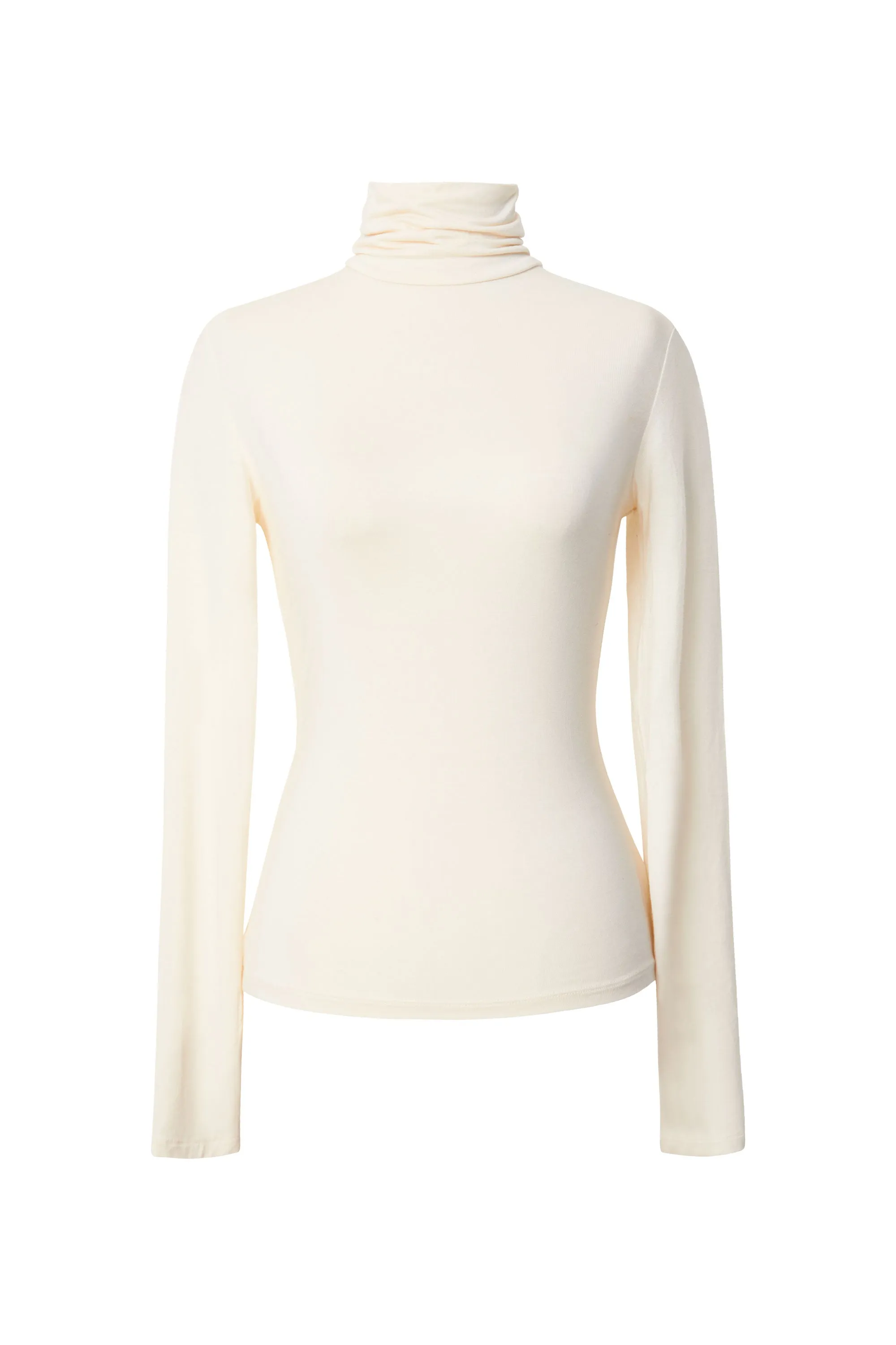 Winifred Cream Turtleneck Top