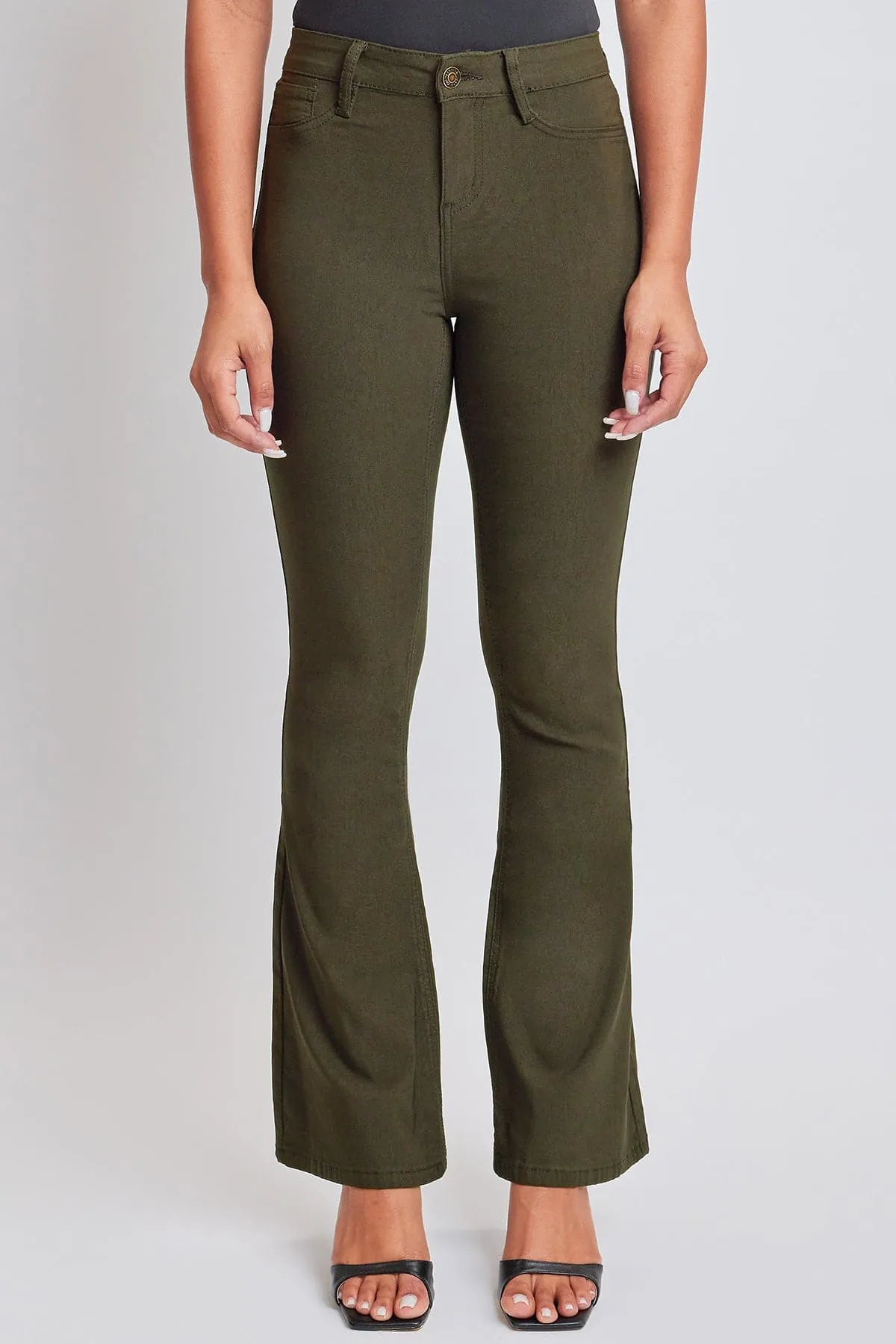 Women's Hyperstretch Flare Pants, Dark Olive