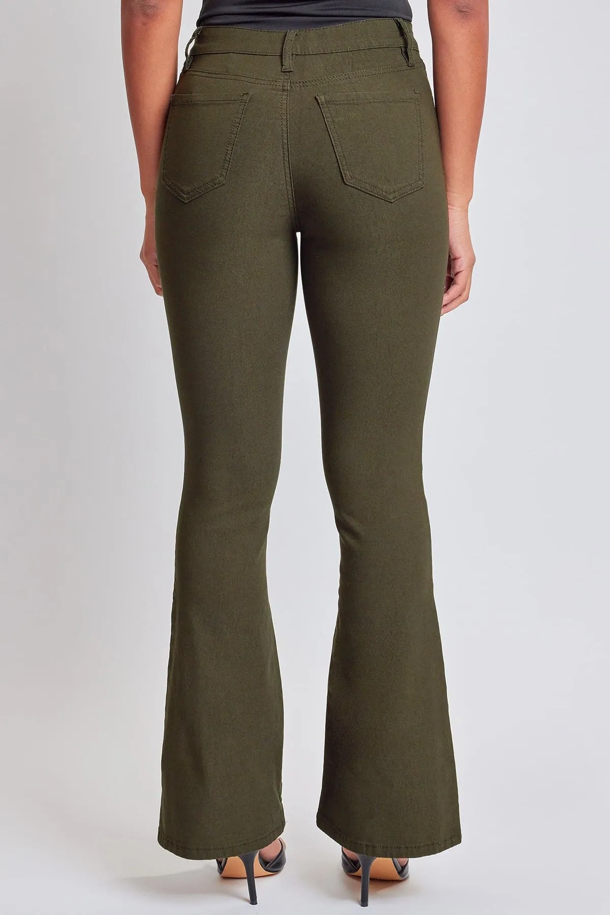 Women's Hyperstretch Flare Pants, Dark Olive