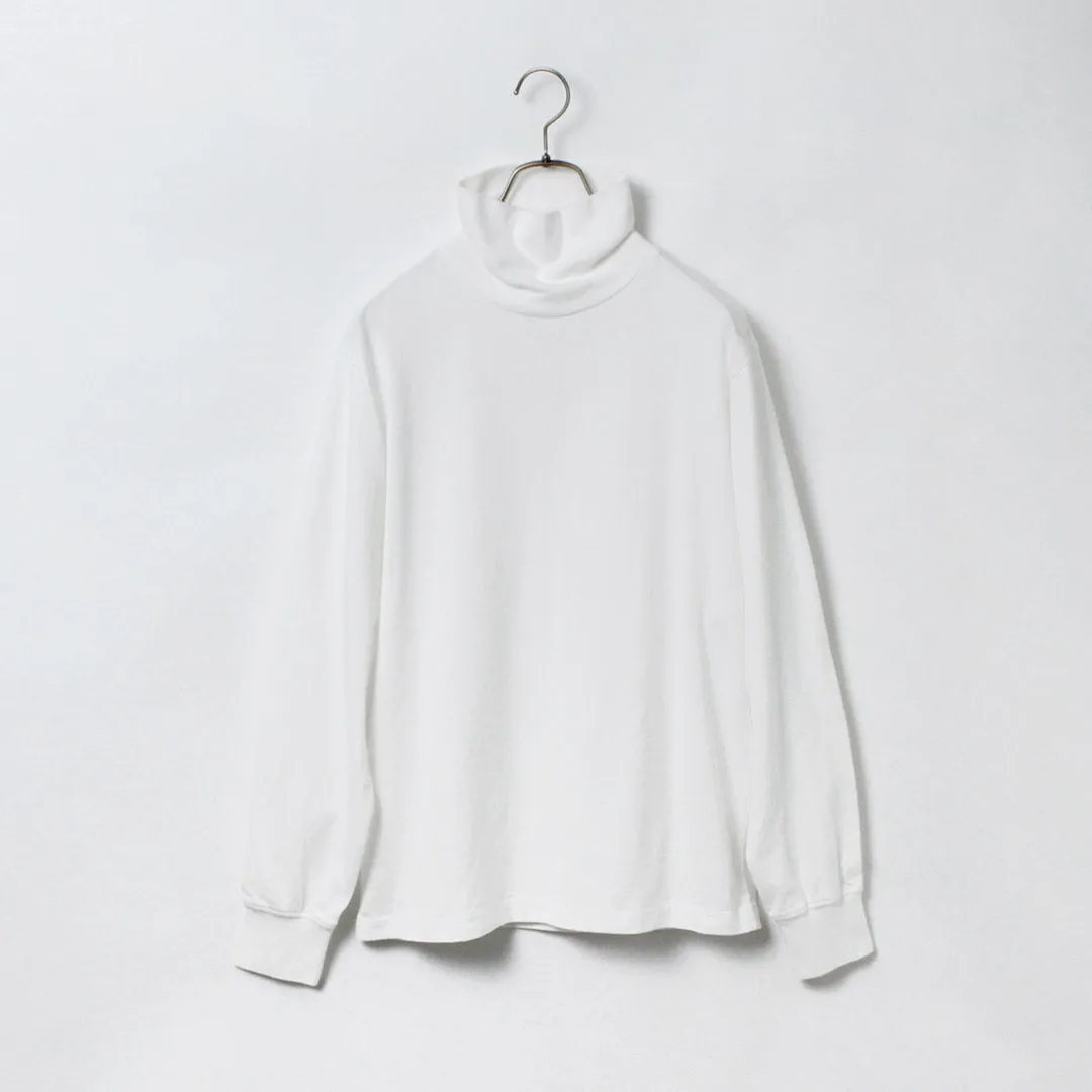 YONETOMI NEW BASIC / NEW BASIC GARMENT DYE T-SHIRT TURTLE NECK