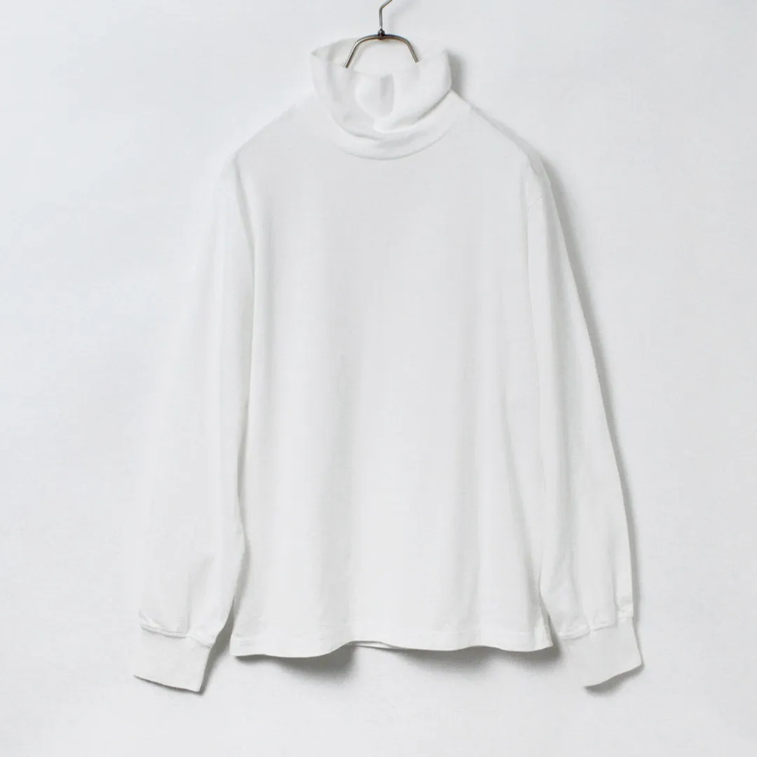 YONETOMI NEW BASIC / NEW BASIC GARMENT DYE T-SHIRT TURTLE NECK