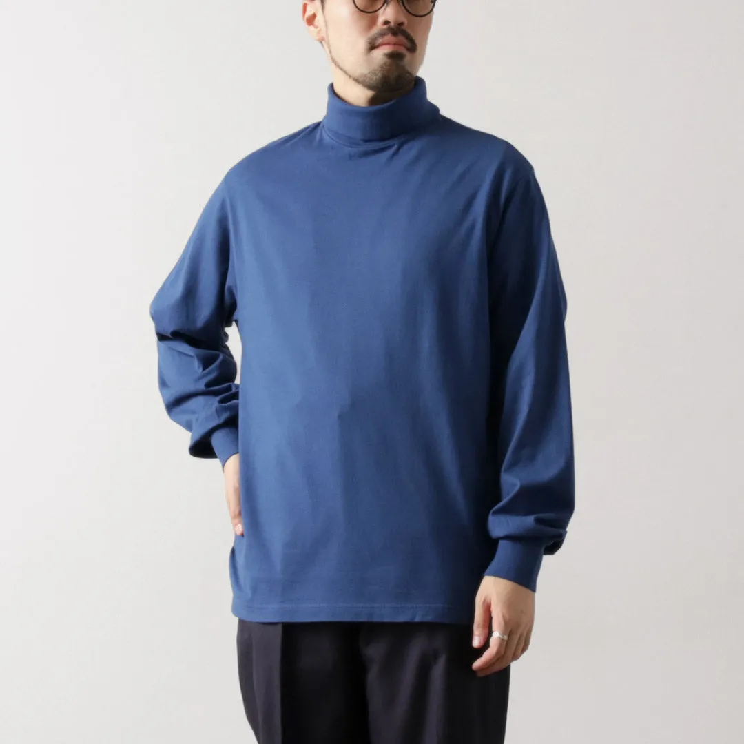 YONETOMI NEW BASIC / NEW BASIC GARMENT DYE T-SHIRT TURTLE NECK