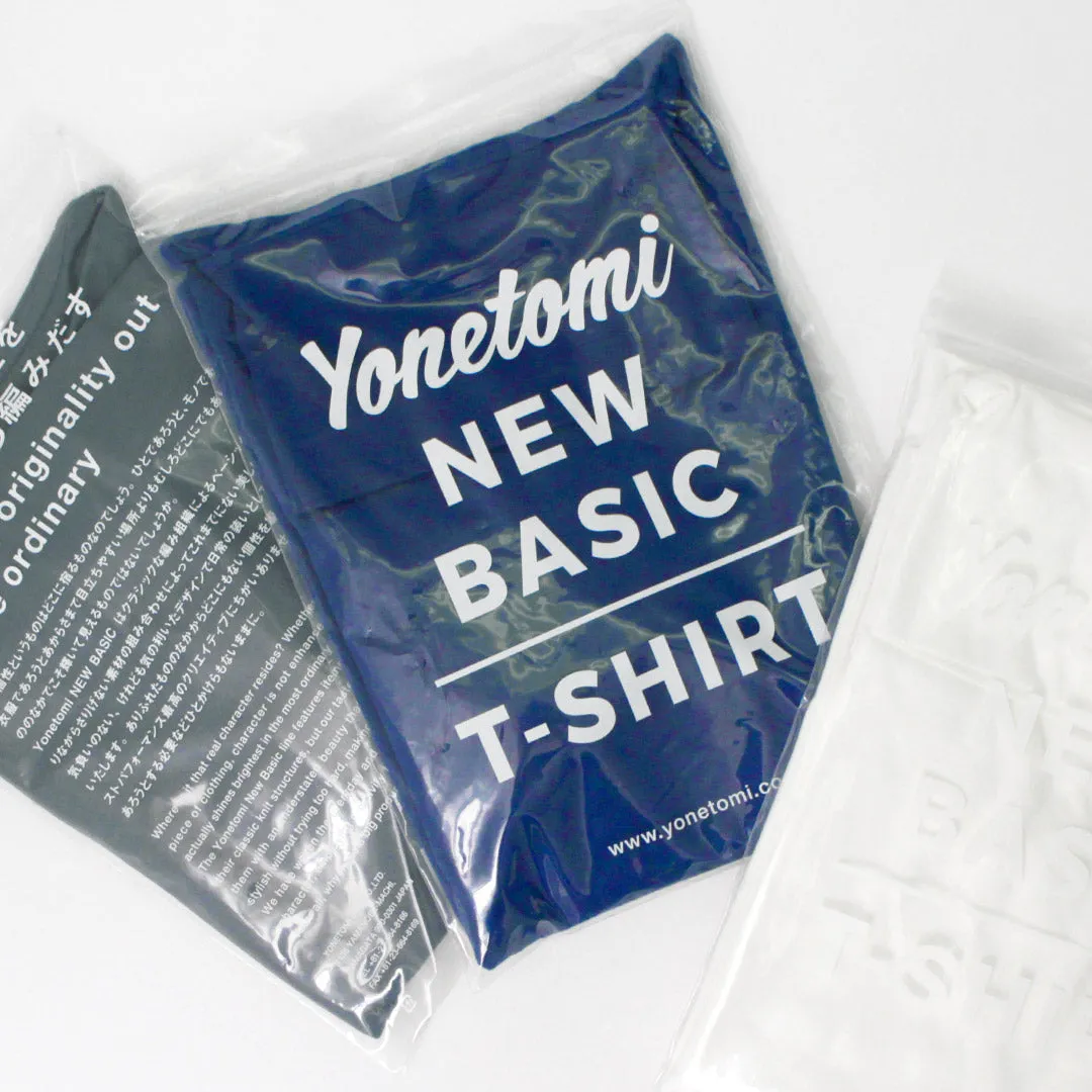 YONETOMI NEW BASIC / NEW BASIC GARMENT DYE T-SHIRT TURTLE NECK