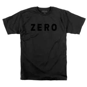 ZERO ARMY T SHIRT BLACK/BLACK